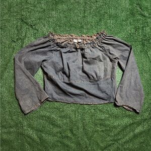 Newport News Jeanology
Collection Denim Blouse Size 18W